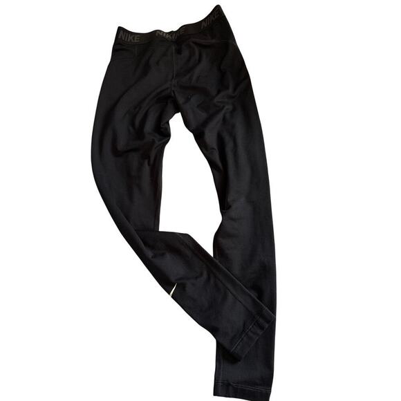 NIKE LEGGINGS - black size Medium M - Picture 5 of 5